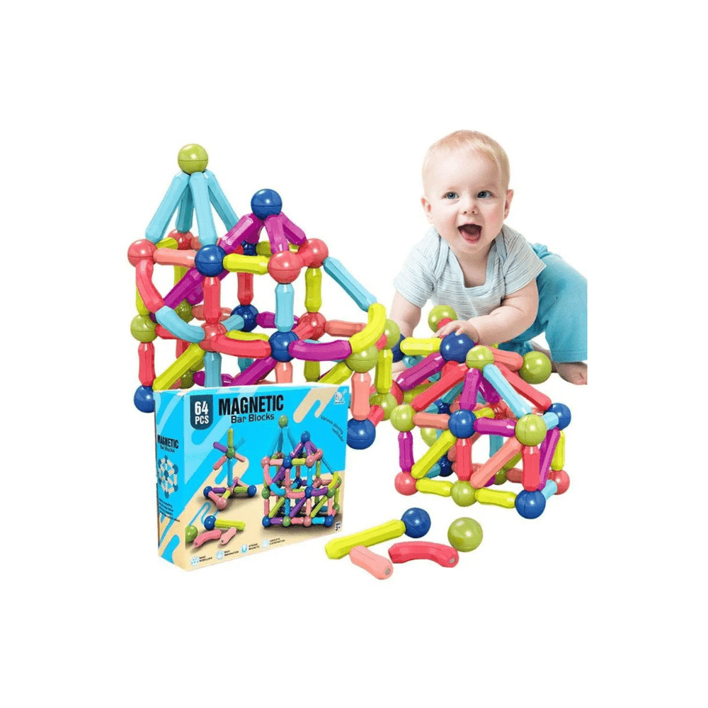 Juego Didáctico Magnético de 64 Piezas Promart
