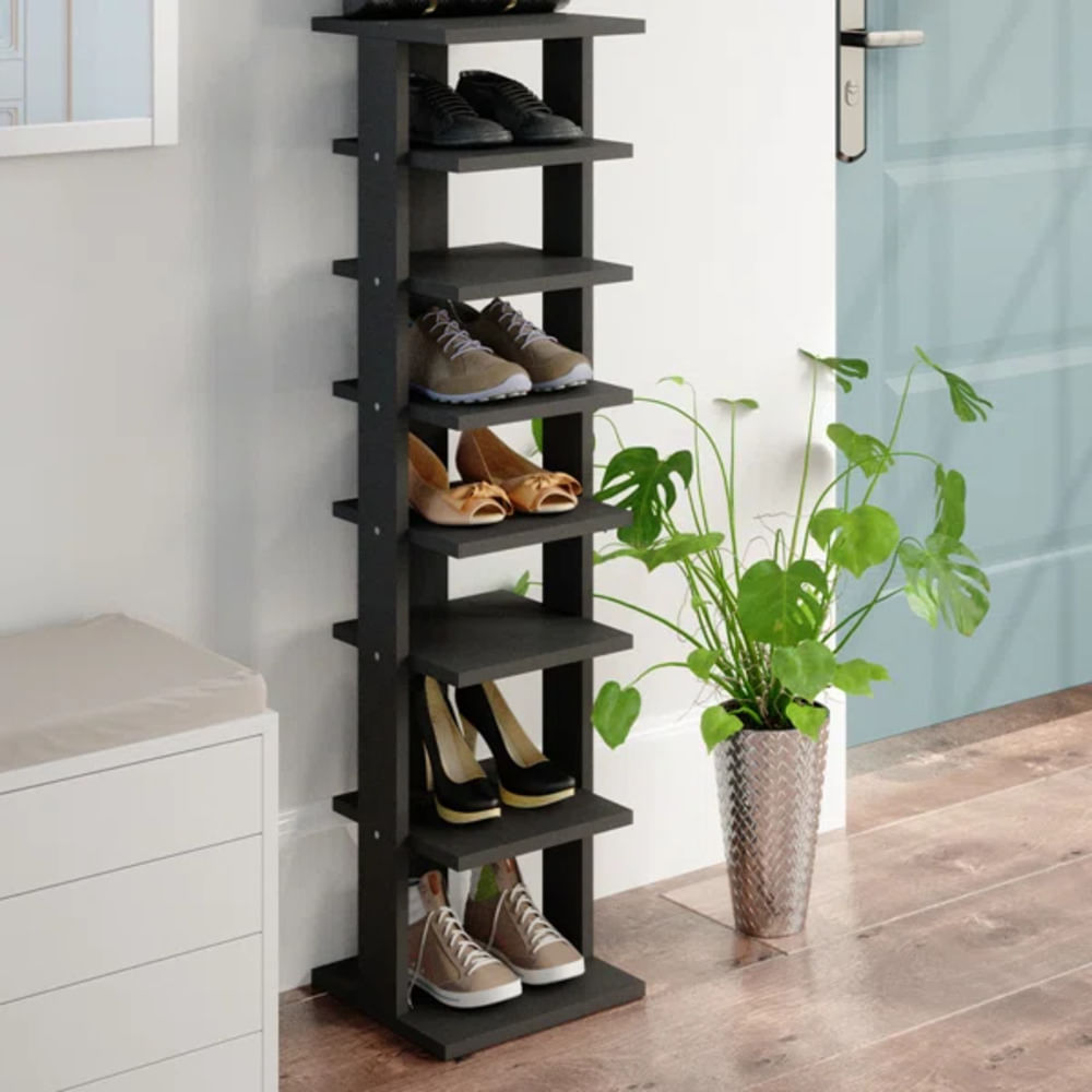 Zapatera Moderna Rimuru Negro R&R MUEBLES