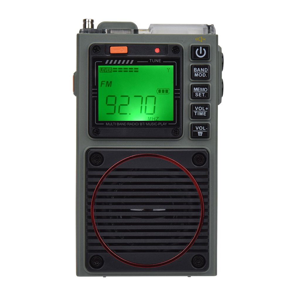 Comprar Mini Radio portátil Radio FM con auriculares con cable estéreo  reproductor de música MP3 Radio de búsqueda