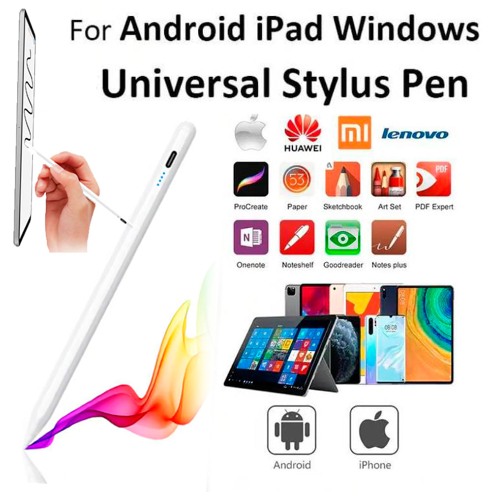 Lápiz Táctil Pen Touch Optico para Tablet iPad Lapicero Android IoS -  Promart