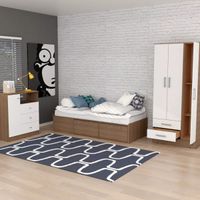 Cómoda Moderna Luxury 1 puerta 3 cajones TU MESITA