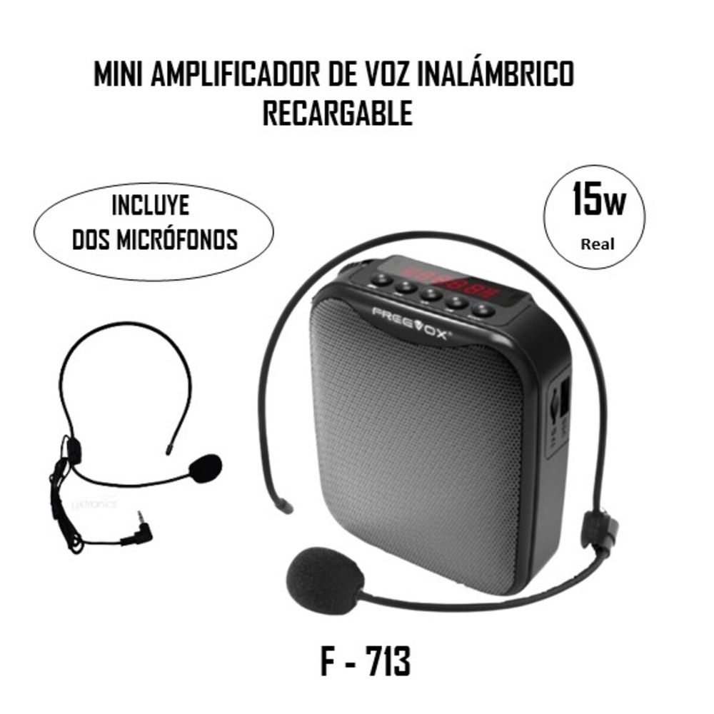 Mini Amplificador de Voz Freevox F-713 - 15w Inalámbrico - Promart