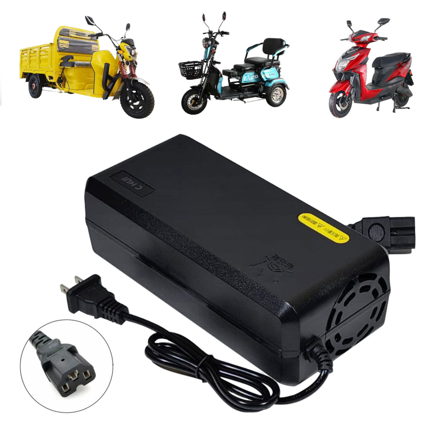 Cargador 60V 45Ah Para Moto Eléctrica Batería Plomo Acido
