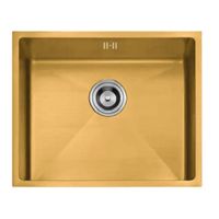 Lavadero de cocina 1 poza Acero Dorado US07-5045