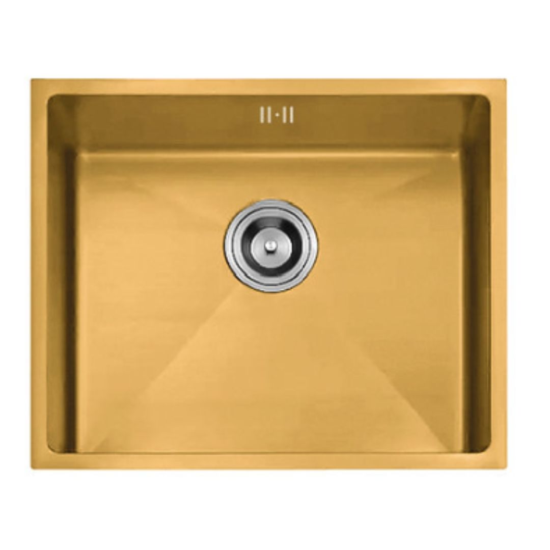 Lavadero de cocina 1 poza Acero Dorado US07-5045