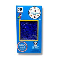 Cajita de Colores Hama Beads de 1000 Unidades Midi 5mm Azul Oscuro