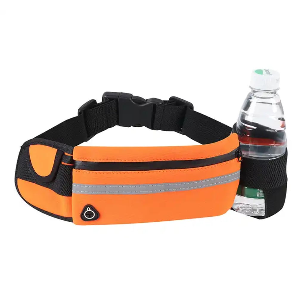 Canguro Deportivo Impermeable Genérico Naranja