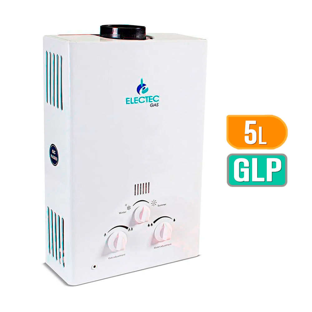 Calentador a gas Electec GLP 5 litros - Promart
