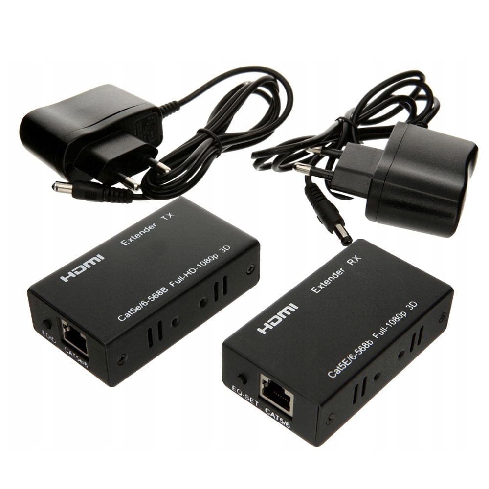 Conversor Hdmi Extensor De Hdmi Por Utp Adaptador Rj45 Adaptador