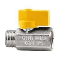 Válvula esférica Mini Gas Cim 012g 1/2""