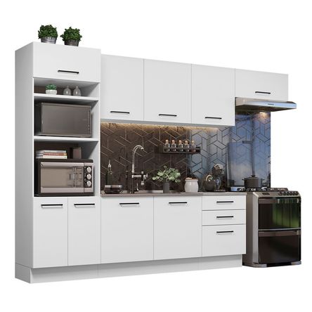 Mueble de Cocina Integral 330cm Agata Madesa 01 Mueble de Cocina Integral 330cm Agata Madesa 01