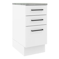 Mueble Mostrador Madesa Agata 40 cm 3 Cajones