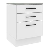 Mueble Mostrador Madesa Agata 60 cm 3 Cajones
