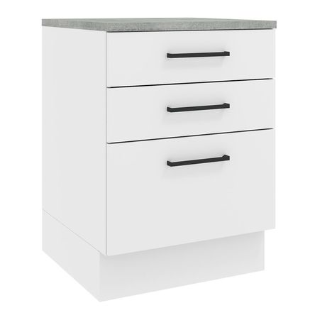 Mueble Mostrador Madesa Agata 60 cm 3 Cajones Mueble Mostrador Madesa Agata 60 cm 3 Cajones