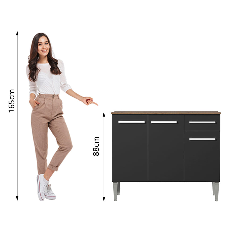Mueble de cocina New Antonia 160cm - Promart