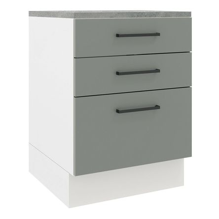 Mueble Escritorio Madesa Agata 60 cm 3 Cajones