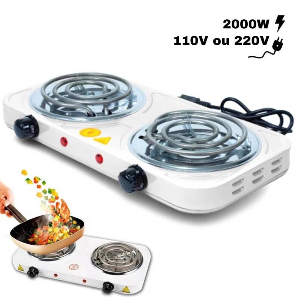 COCINA ELECTRICA 2HORNILLAS BLANCO WHITE COCINA ELECTRICA 2HORNILLAS BLANCO WHITE