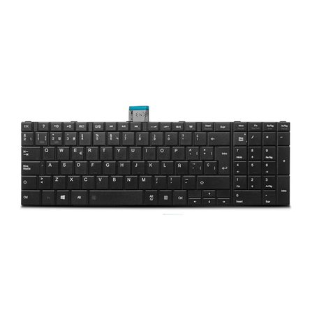 Teclado Compatible con Laptop Toshiba SATELITE L850 L855 S855 C855 L855d