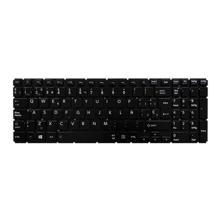 Teclado Compatible con Laptop Toshiba SATELITE. P55W P55W-C5200 P55W-C5200X Iluminado