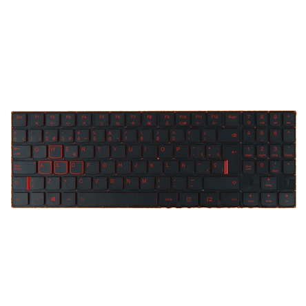 Teclado Compatible con Laptop Lenovo LEGION Y520-15IKB Y720-15IKB R720-16KBA Iluminado