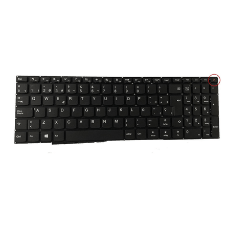 Teclado Compatible con Laptop Lenovo IDEAPAD 110-15ACL 110-15AST 110-15IBR