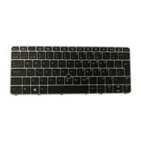 Teclado Compatible con Laptop Hp ELITEBOOK 820-G1 820-G2 820-G3 Marco Plateado