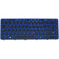 Teclado Compatible con Laptop Hp PROBOOK 440-G3 640-G2 640-G3 con Marco azul