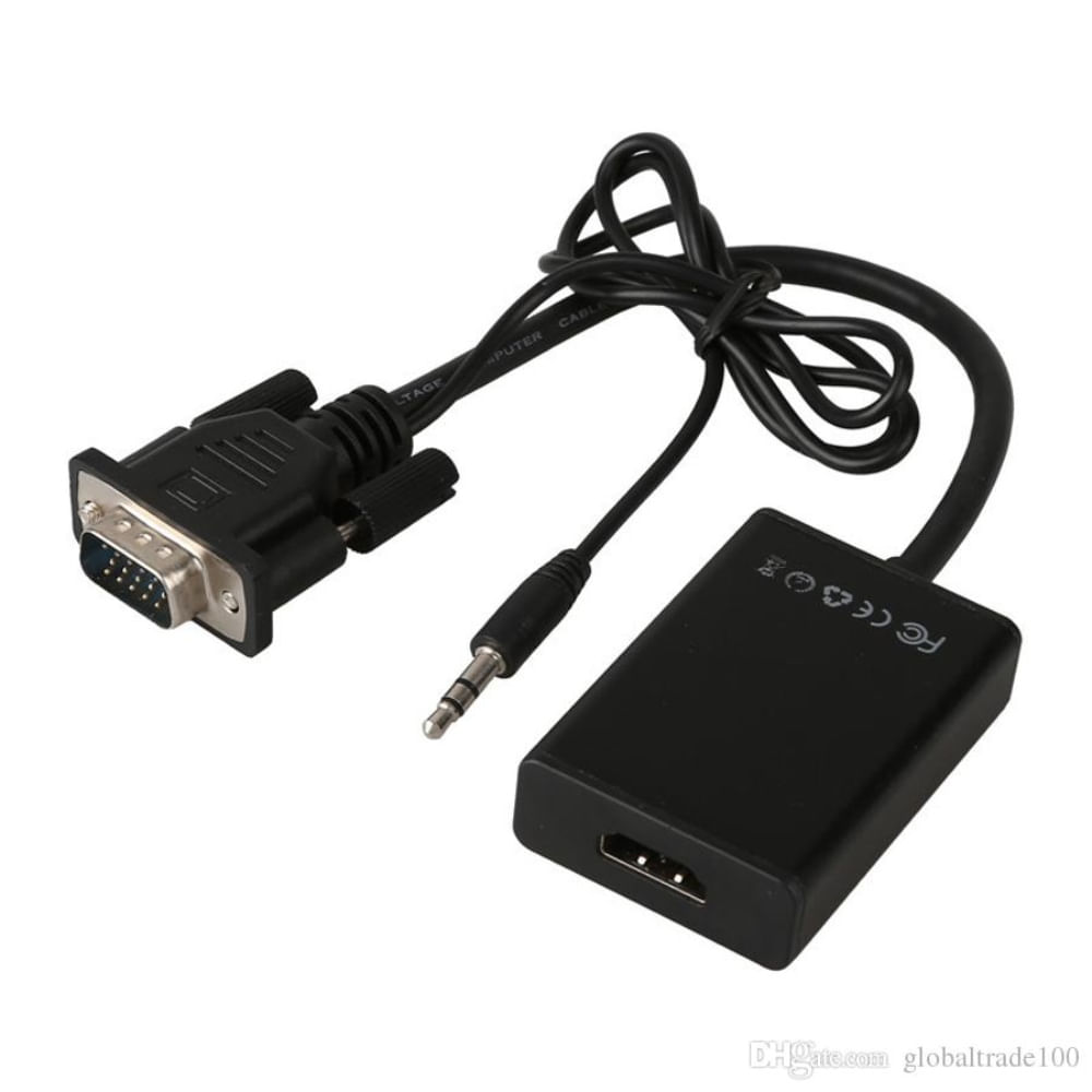 Conversor VGA a HDMI con Audio 