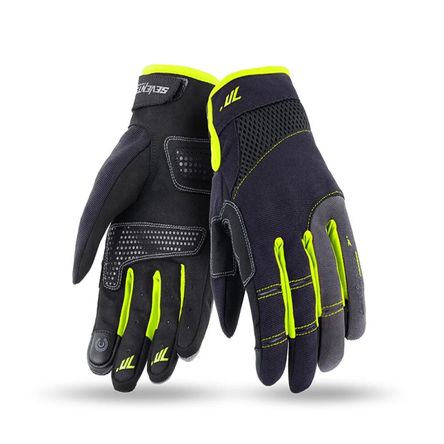 Guantes Seventy Sd-C48 Verano Urban Hombre  Negro Amarillo M SEVENTY DEGREES