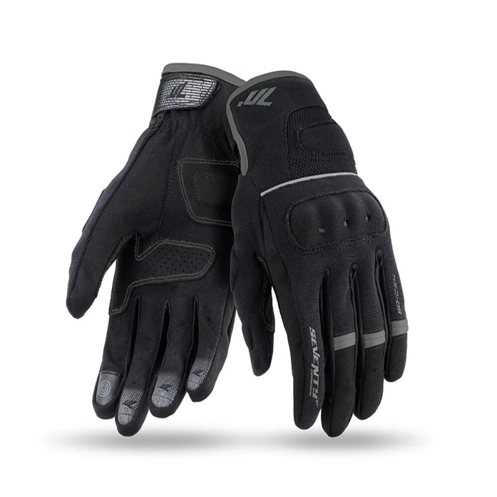Guantes Seventy Sd-C54 Verano Urban Hombre Negro Gris Xl