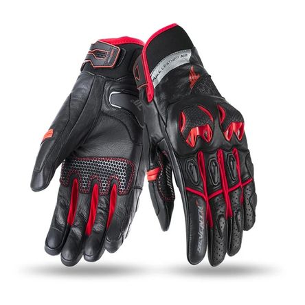 Guantes Seventy Sd-N32 Verano Naked Hombre Negro Rojo Xl Guantes Seventy Sd-N32 Verano Naked Hombre Negro Rojo Xl