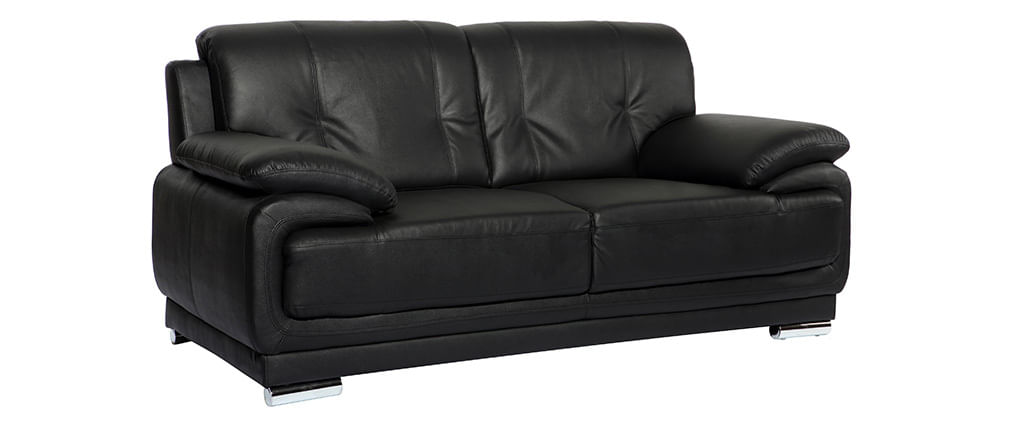 Sofa 2 Cuerpos Derek Negro Modelarq