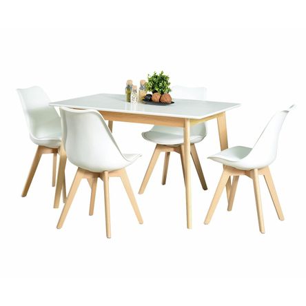 Comedor 4 Sunny Blanco Modelarq