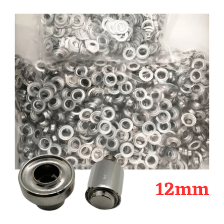 1000 Ojales Ojal Metálico Nro 28 de 12mm Interno Más Troquel 1000 Ojales Ojal Metálico Nro 28 de 12mm Interno Más Troquel