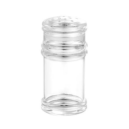 Condimentero Transparente para Especias Salero de Plástico