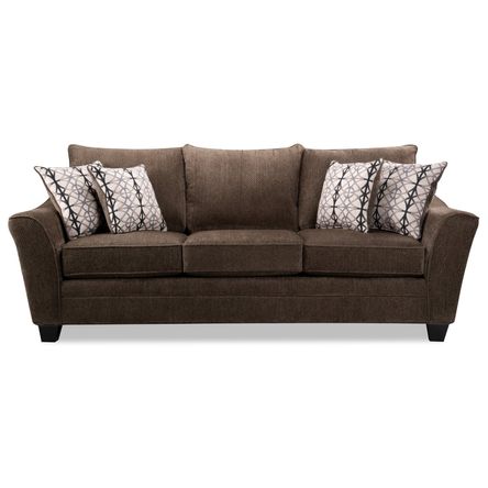 Sofa 3 Cuerpos Naniz Marron Modelarq