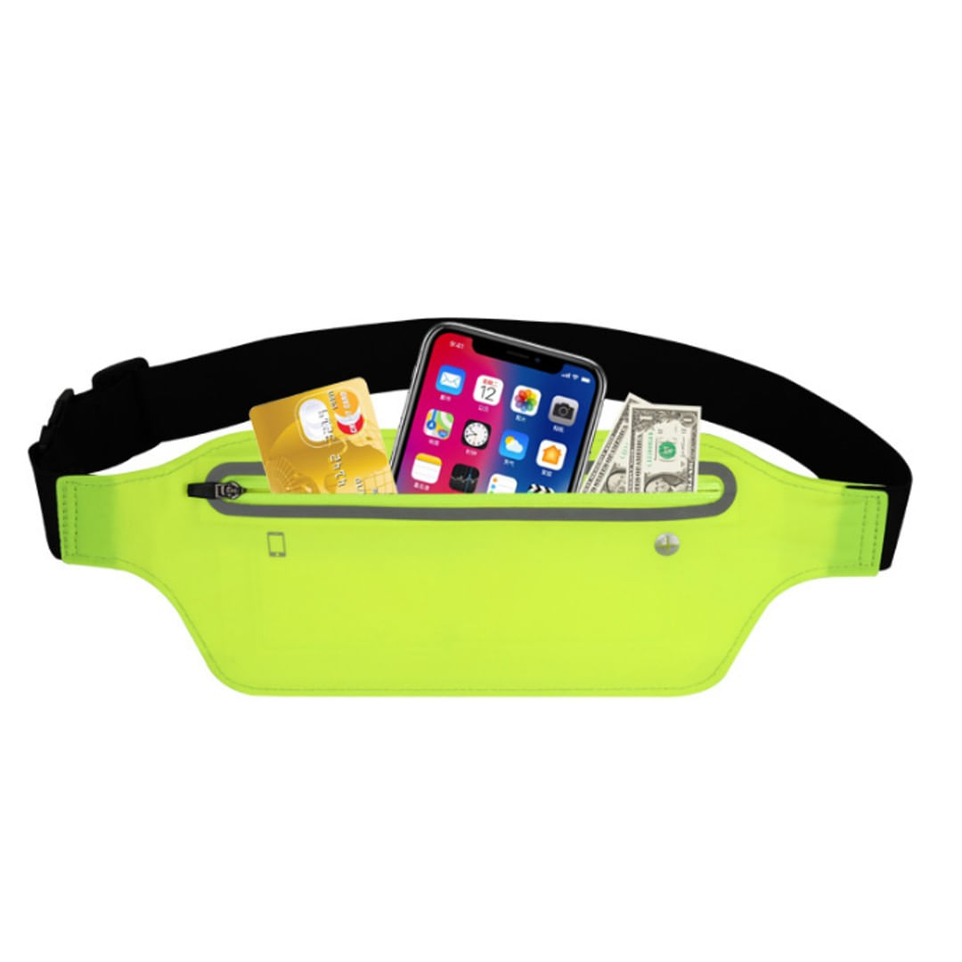 Canguro Impermeable Cinturón para Correr Modelo Ultradelgado Neon