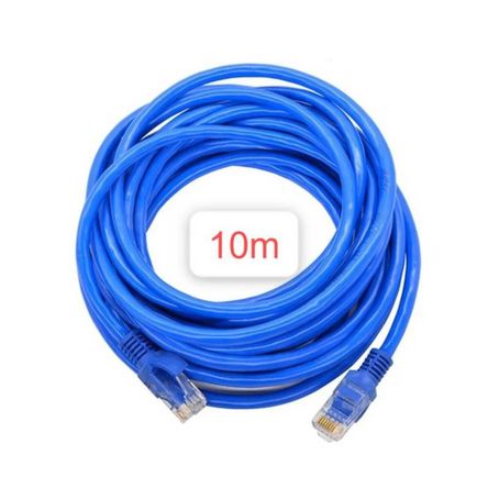 Cable Internet Red 10m Adaptador Rj45 CAT6 Ethernet UTP LAN Testeado