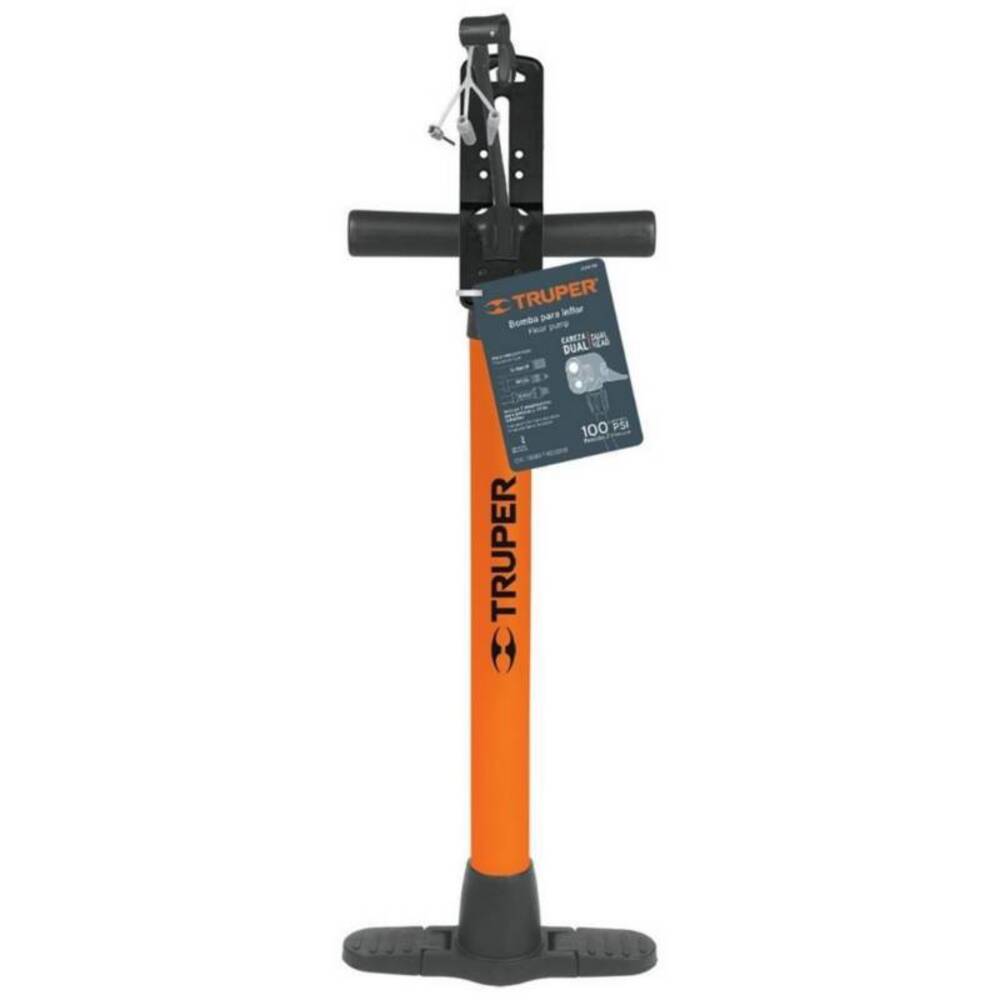 Inflador Bomba Aire Orange Para Llanta Bicicletas Pelotas Inflables Inflador Bomba Aire Orange Para Llanta Bicicletas Pelotas Inflables