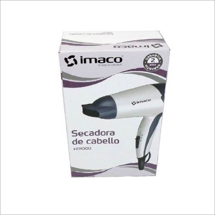 Secadora de cabello IMACO HD1850 - Blanco Secadora de cabello IMACO HD1850 - Blanco