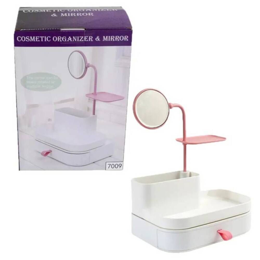 Organizador Maquillaje y Espejo para Labiales Brochas Joyas Arete Organizador Maquillaje y Espejo para Labiales Brochas Joyas Arete