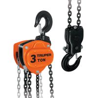 Tecle Con Cadena De 3 Toneladas Truper 16827