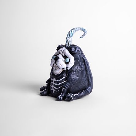 Pug Esqueleto 11x11x16 cm Resina Frank & Mortis Halloween Pug Esqueleto 11x11x16 cm Resina Frank & Mortis Halloween