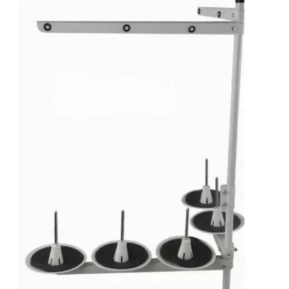 Porta Conos de 5 Hilos para Máquina Coser Industrial Recta Remalle Soporte de Hilos Porta Conos de 5 Hilos para Máquina Coser Industrial Recta Remalle Soporte de Hilos