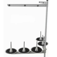 Porta Conos de 5 Hilos para Máquina Coser Industrial Recta Remalle Soporte de Hilos