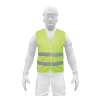 Chaleco de seguridad verde con cintas de alta visibilidad Truper 14425