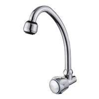 Llave de Cocina A La Pared Qori R-02 Cromada Rumi