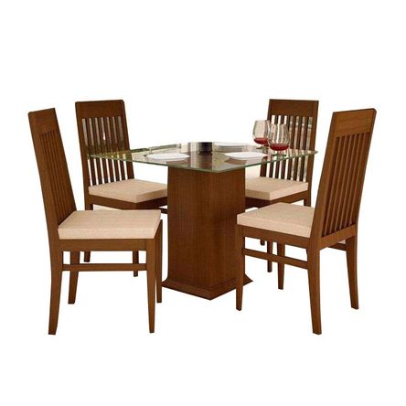 Comedor 4 Sillas Orlando Hys Hogar & Espacios