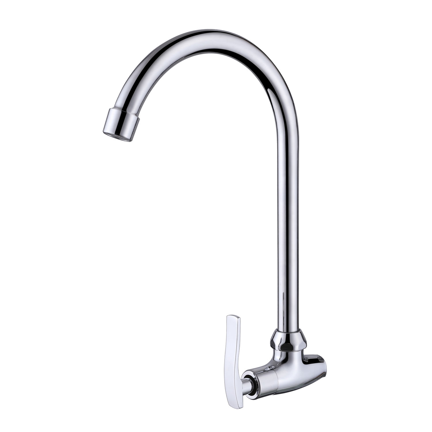 Llave Para Lavadero A La Pared Vlt R-02 Cromada Rumi