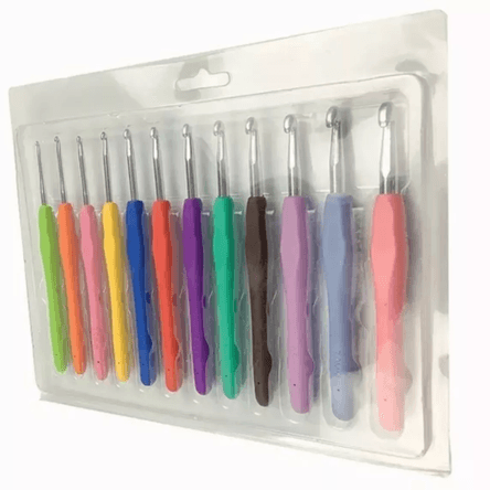 Set de Gancho Crochet para Tejido por 12 Piezas Set de Gancho Crochet para Tejido por 12 Piezas
